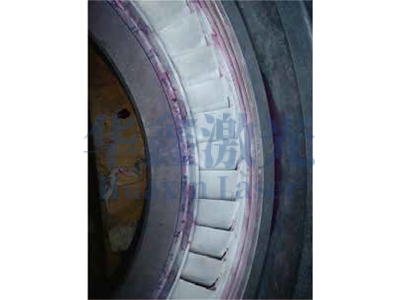 叶片修复后探伤