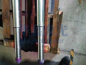 高压主汽门阀杆激光强...