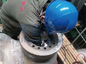 高压旁路阀打磨中