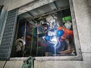 高压旁路阀修复中