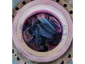 高压主汽门阀座修复中...